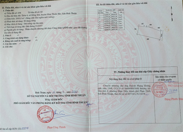 Cần bán 1 thửa đất cln ở vị trí được quy hoạch đất ở gần trường trung học, UBND xã Hồng sơn